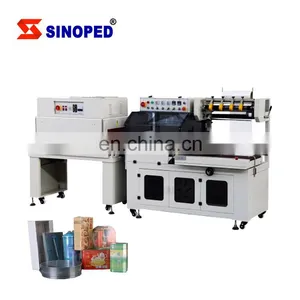 New Condition And Food Application Cling Film Wrapping Machine Automatic Liner Type Bottle Film Shrink Wrapping Machine thumbnail-2