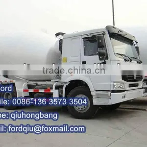 HOWO 12tons Concrete Cement Mixer Truck 0086-13635733504 thumbnail-1