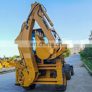 Factory Supply Professional Road Construction Heavy Duty Chinese Multifunction 2.5 Ton Backhoe Loader thumbnail-4