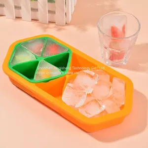 Food Grade Factory Price Silicone Dual-Use Ice Tray High Temperature Resistance Lunch Box and Ice Tray thumbnail-2