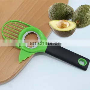 Wholesale 3 in 1 Plastic Avocado Cutter Knife Corer Avocado Slicer Avocado Tools Kitchen Gadgets thumbnail-3