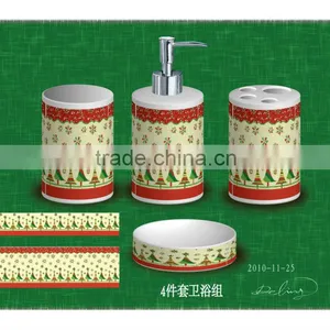 Stock-4pcs Print Ceramic Set thumbnail-1