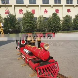 Shopping Center Indoor Playground Battery Powered Kids Electric Amusement Track Train Rides for Sale thumbnail-1