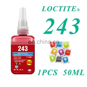 Loctiter 243Anaerobic Glue Threadlocker Medium Strength Blue 50ml 250ml 10ml Screw Glue Anti-loose Waterproof Seal Leak Proof thumbnail-2