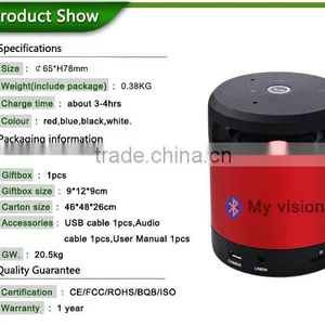 N10 Patent High Quality my Vision Portable Mini Bluetooth Speaker Led thumbnail-5