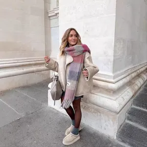 New Autumn and Winter Fashion Women's Casual Versatile Double-sided Loose Jacket Jacket thumbnail-4