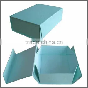 Fold Paper Box With Magnetic Button Closure thumbnail-1