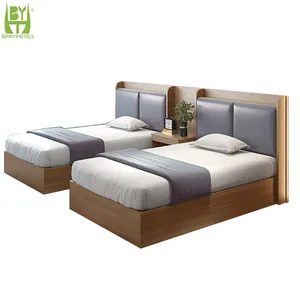 Modern Hotel Guest Room Furniture Sets 5 Star Hotel Furniture Bed Room Bedroom Set thumbnail-1
