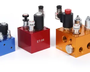 Custom Manifolds Aluminum Hydraulic Manifold Block Parts High Quality Machined Collector Blocks Hydraulic Valve V2073 thumbnail-2