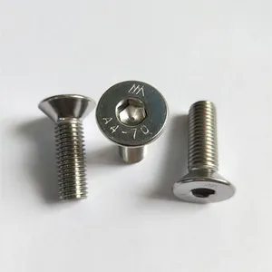 Stainless Steel DIN7991 Flat Head Hex Socket Screw M5 M6 M8 thumbnail-1