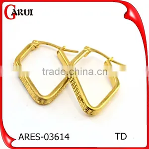 Fashion Earring Designs New Model Earrings Lady Square Hoop Earrings thumbnail-4