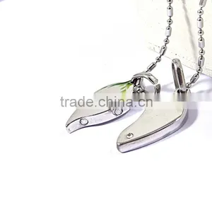 Most Popular Products Fancy Pendant Designs For Girls Couple Heart Pendant thumbnail-5