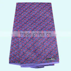 Fashionable African Wax Fabric in 100% Cotton Fabric for Women's Dress W73 thumbnail-1