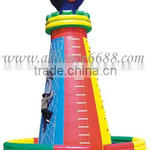 Adult Games Cheap Inflatable 0.55mm PVC Climbing Wall thumbnail-1