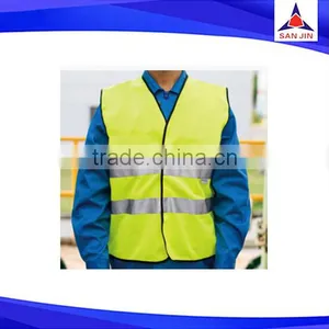 Hot Sale Hi Vis Yellow Conspicuity Vest Warning Safety Working Clothes With Reflective Taps Road Safety thumbnail-1