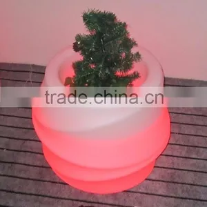 New PE Plastic Vases With Solar Led Light YXF-5248S thumbnail-5