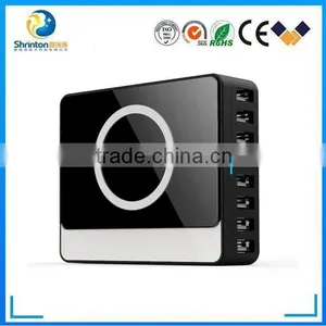 2015 New Products Wireless Supper Powerful 60W 8 USB Ports Charger, Charging 8 Mobile Phones At The Same Time thumbnail-1
