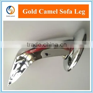 12.2*9.5cm Chrome Iron Furniture Leg thumbnail-1
