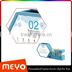 3 in 1 Table Calendar for 2016, Pen Holder With Meno Pat, Note Pat Calendar thumbnail-5