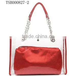 Hot Sale Fashion Transparent Beach Bag thumbnail-4