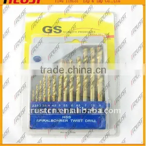 13pcs HSS Spiralbohrer Twist Drills Set thumbnail-1