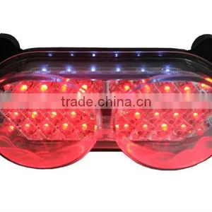 Motorcycle Integrated Led Tail Lights With Turn Signal for 1998-2007 Kawasaki Ninja ZR7S ZX6R ZX9R ZX900 ZZR600 thumbnail-1