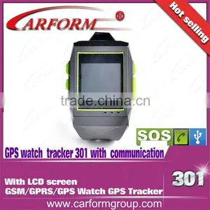 2014 Factory Selling Real Time Easy Carry Mini Waterproof 301 Gps Watch Tracker,locator Device for Kids,elderly, Adults thumbnail-3