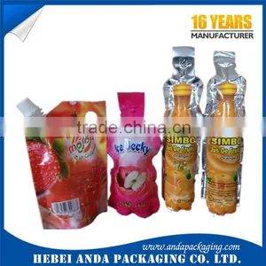 Mlik White PE Roll Film for Juice Packaging/ Plastic Juice Bag 200ml Juice Pouch thumbnail-2