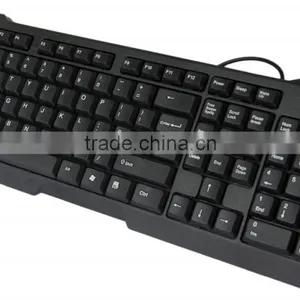 Good Quality Desktop Full Size Standard Wired USB Keyboard thumbnail-3