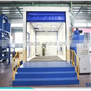 Spray Booth for Sand Blasting on Surface of Steel Structure thumbnail-4