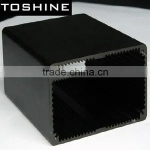 China Color Anodized Extruded Aluminum Heat Sink / Power Supply / Motor /resistance Box Extusion Shell Case Profile thumbnail-6
