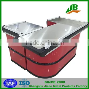 Checkout Counters Used in Supermarket With Different Colors and Sizes thumbnail-1