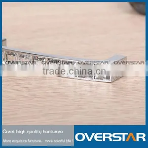 Wholesale Products Beautiful Bedroom Glass Handles ,Small Jewelry Box Drawer Handles, Unique Diamond Zinc Alloy Drawer Handle thumbnail-4