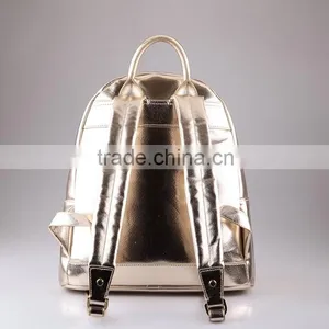 3709- 2016 Latest Fashion Girl Backpack Design High Quality PU Lady Custom Backpack OEM China thumbnail-4