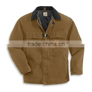 Fashion Men's Casual Winter 100% Cotton Padded Custom Varsity Jackets thumbnail-1