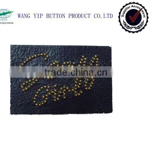 Engraved Jeans Real Leather Patch Labels thumbnail-1