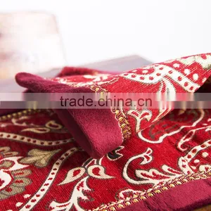 New Design Luxury Applique Style Tassel Velvet Table Runner thumbnail-2