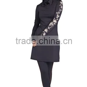 Modesty Muslim Swimwear Swimsuit Full Cover Islamic Beachwear Bikini thumbnail-2