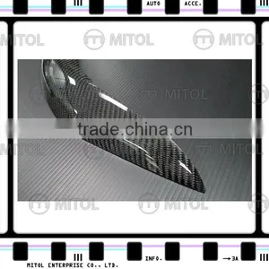 For Subaru WRX 2014- Carbon Fiber Car Headlight Eyelids Car Eyebrows thumbnail-3