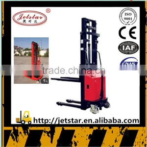 Export CE Certification Mini Semi Electric Stacker Forklift thumbnail-1