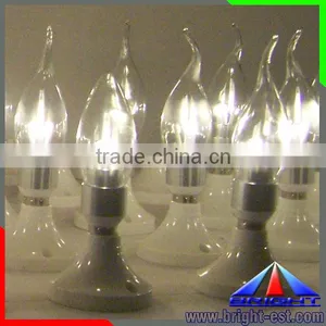 LED 3 W Frosted Candle Light thumbnail-1