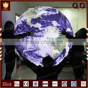Realistic Design Helium Lighting Ball Custom Advertising Inflatable Earth Balloon thumbnail-5