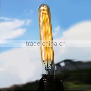 Vintage Cylinder Amber Filament Bulb Edison Lamp Bulb thumbnail-3