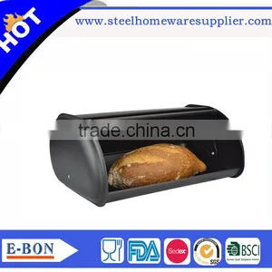 Stainless Steel Breadbox Roll Top Bread Bin Breadbox Bread Bin thumbnail-4