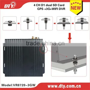 DTY VR8720 4 Channel Mini Mobile Dvr Turkish Language Menu thumbnail-1