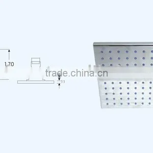 Overhead Square Shower Head( Square Shower Head,rainfall Shower Head) thumbnail-1