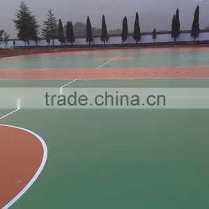 ITF Certified Silicone PU Court Surface for Stadium Volleyball/Basketball/Tennis/Badminton Court thumbnail-5
