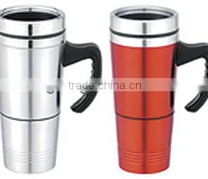 2014 New Design Hot Sale Double Wall Stainless Steel Personalized Coffee Mug thumbnail-1