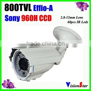 Sony Effio-A CXD4141GG+663 CCTV Camera 800TVL OSD Menu 2.8-12mm Varifocal Zoom Lens Bullet Outdoor Using Camera Vision Star thumbnail-1