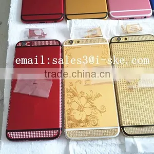 For IPhone 6 6 Plus Luxury 24ct Gold Electroplating Housing Cover(Limited Edition) thumbnail-1